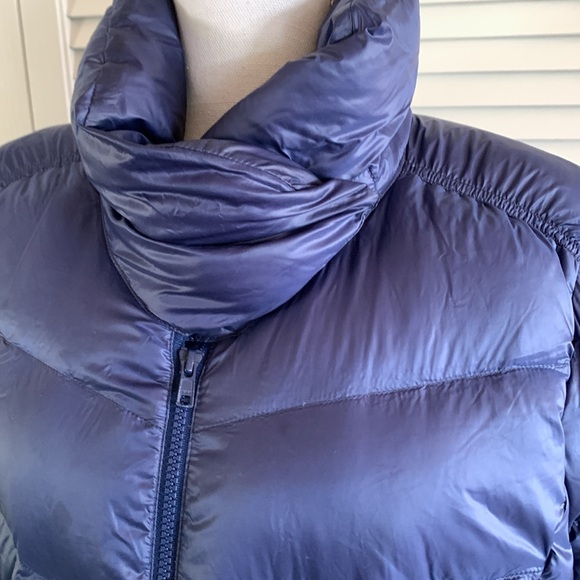 L.L. Bean DownTek 800 Lightweight Down Puffer Coat  Blue Packable Jacket Size XL - Picture 2 of 14